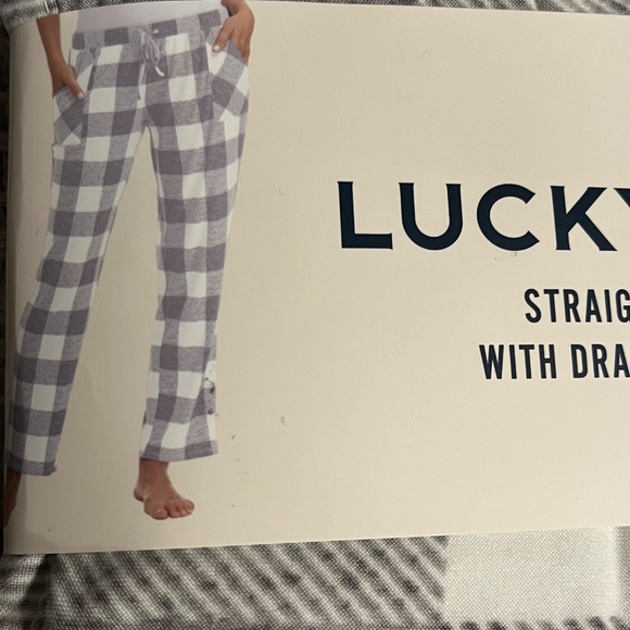 LUCKY BRAND STRAIGHT LEG LOUNGE PANT WITH DRAWSTRINGS/POCKETS 2PACK XL BRAND NEW - Picture 5 of 12